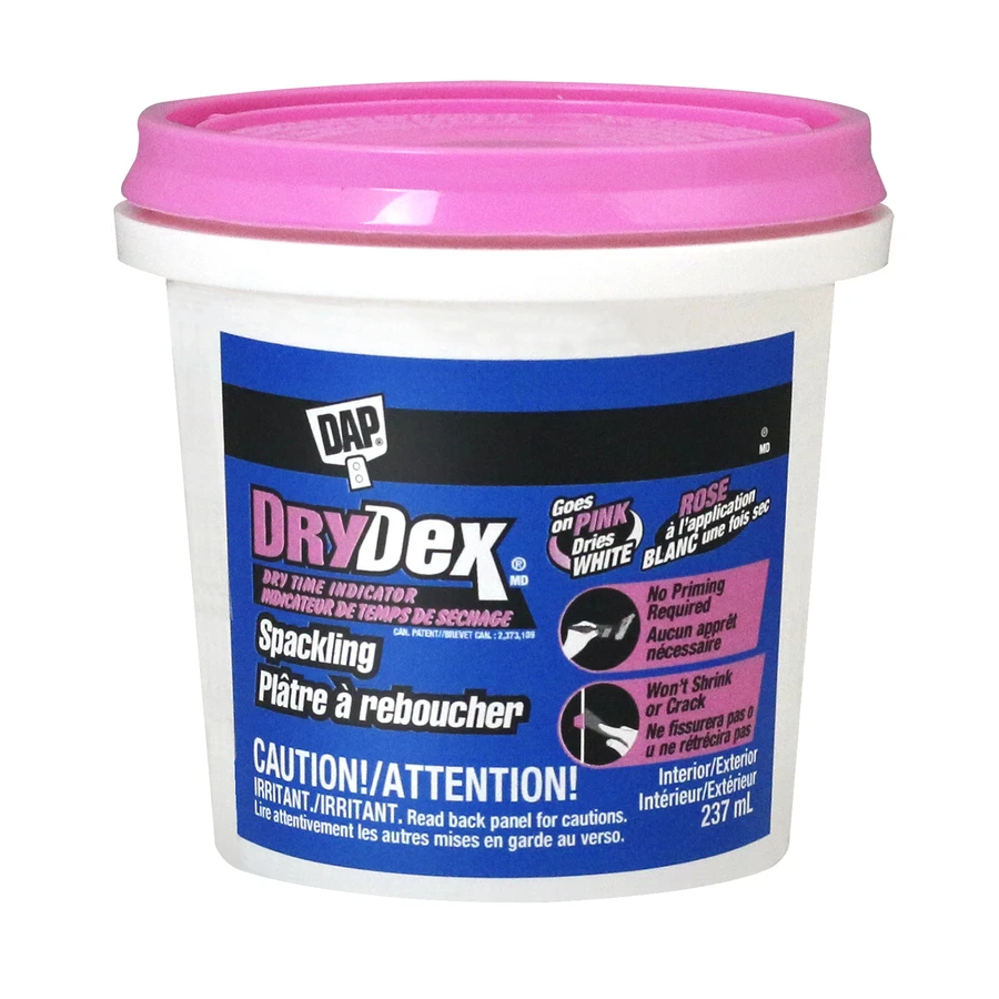 237 Milliliter Pink Drydex Spackling Compound For Interior And Exterior Use