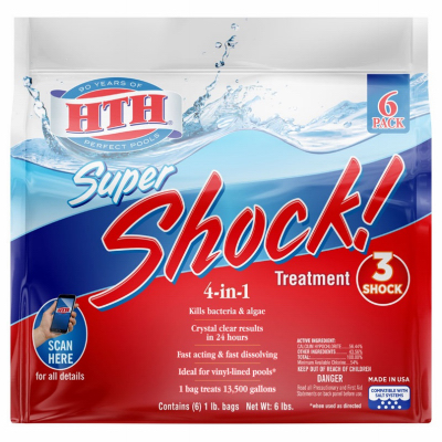 Super Shock Treatment Box, 1 Lb., 6-Pk.