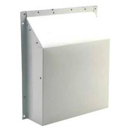 Vt0048 Anti Gust Hood, 3-1/4 In Width X 10 In Height, Aluminum Construction