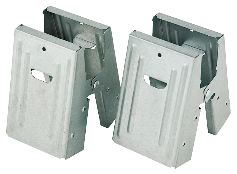 Medium-duty Steel Sawhorse Brackets, Model T88355, 7 In Length
