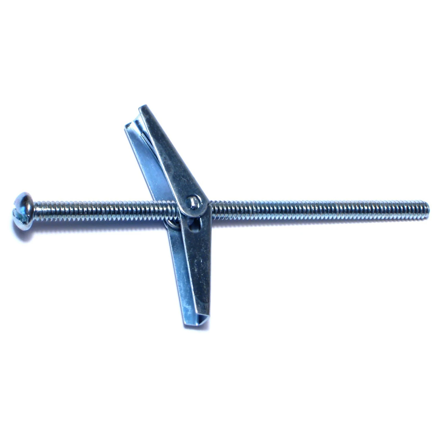 1/8 X 3 Zinc Plated Steel Round Head Toggle Bolts - 2 Count