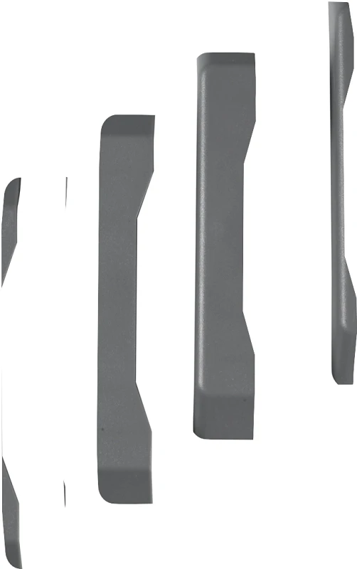 Geartrack End Cap 4-pack, Model Gaacge4ppm, Snap-on Plastic, 1-1/4 In W X 6-1/4 In H X 3/4 In D
