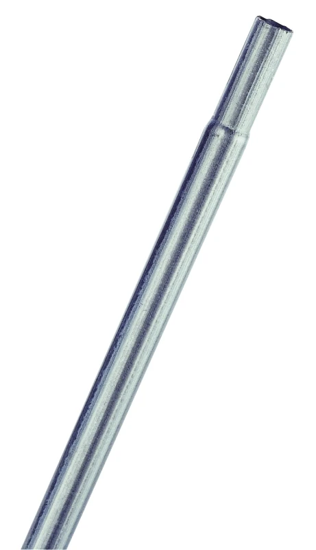 Pr103110.5 Swedge End Top Rail, 1-3/8 In Dia, 10.6 Ft L, 18 Gauge