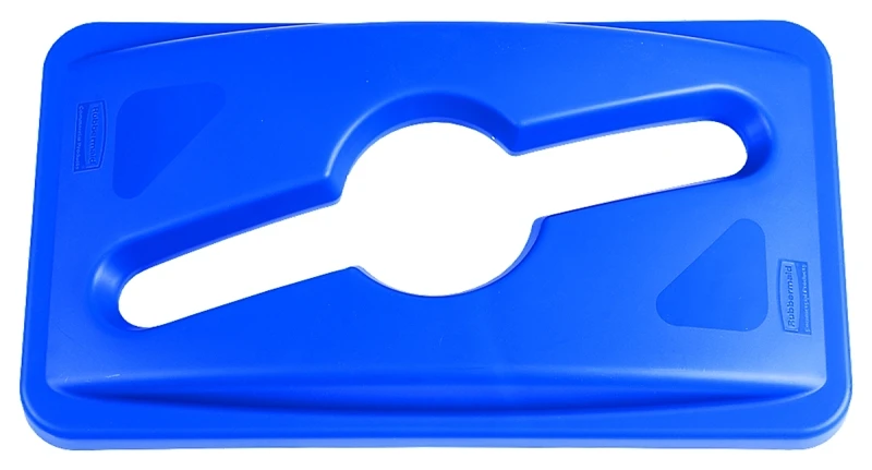 Rubbermaid Slim Jim Blue Single Stream Recycling Bin Lid Model 1788372