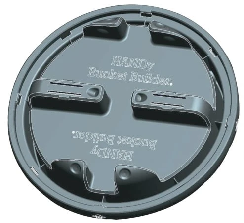 9500-ct Plastic Handy Bucket Builder With Built-in Slots For Tools