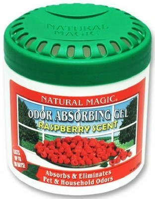 Odor Absorbing Gel - Raspberry Scent - 14 Ounce Tub