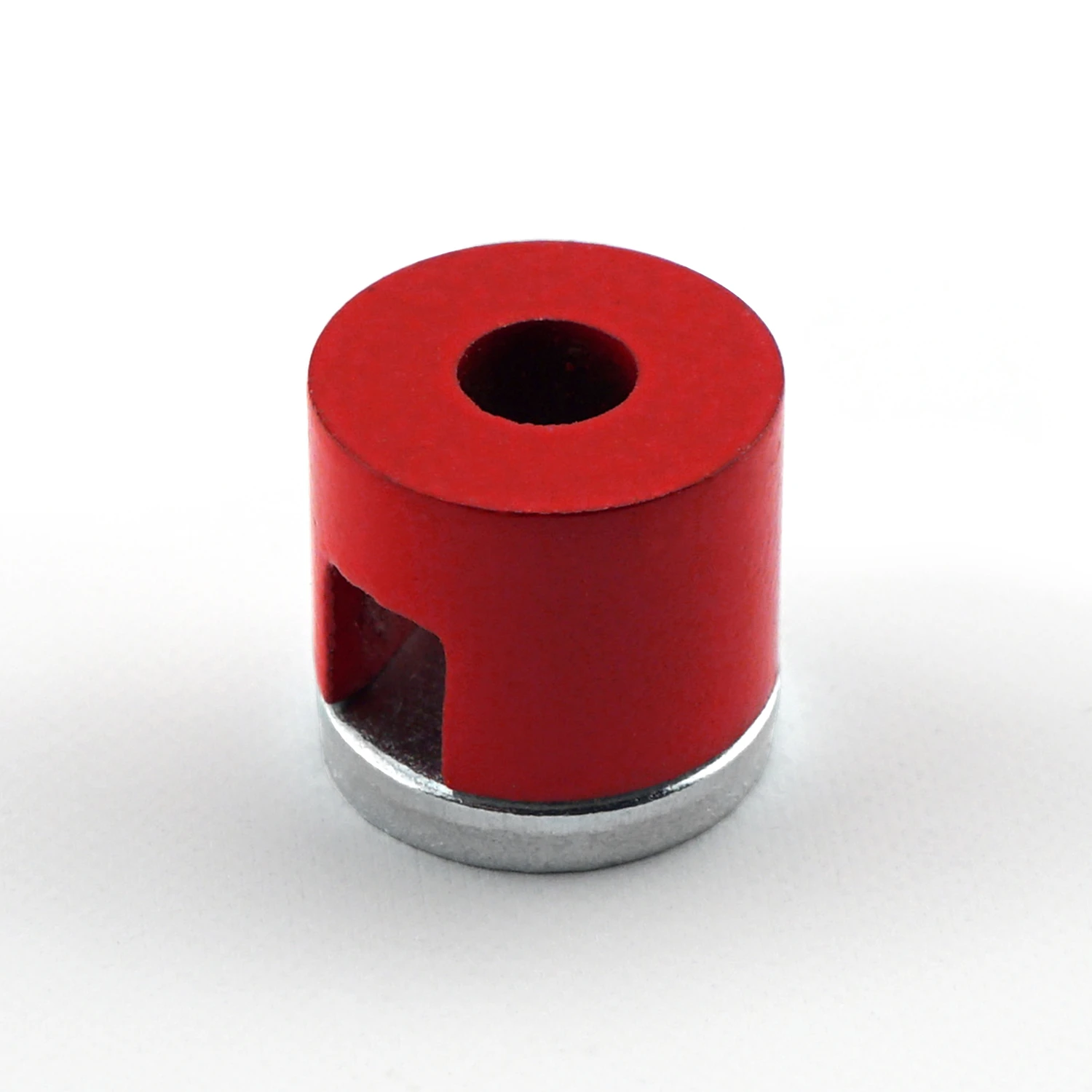 .375 Dia. In. Alnico Work Holding Magnet 1.5 Lb. Pull Red