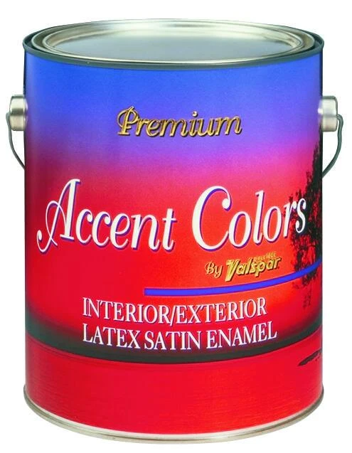 Valspar 3052 Satin Latex Enamel Paint - 1 Gallon Vibrant Yellow