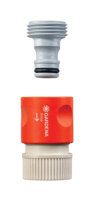1 Male, 1 Female Plastic Quick Connect Connector Kit 5/8 In.