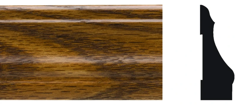 9/16 In. W X 2-1/4 In. H X 7 Ft L Highland Oak Pvc Colonial Casing