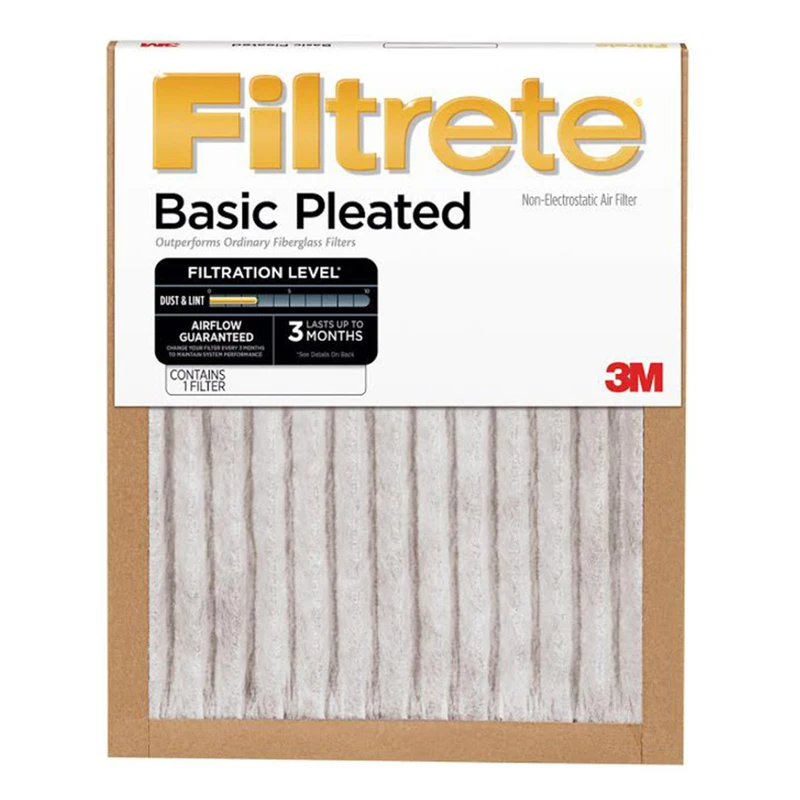 Filtrete Basic Pleated Air Filter 20 In. W X 15 In. H X 1 In. D