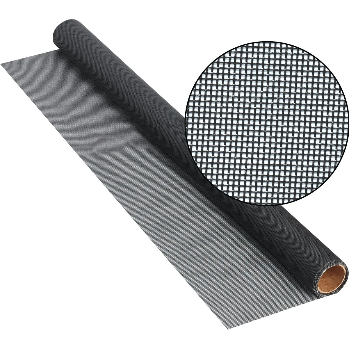 No-see-ums 36 In X 84 In Charcoal Fiberglass Insect Screen Cloth