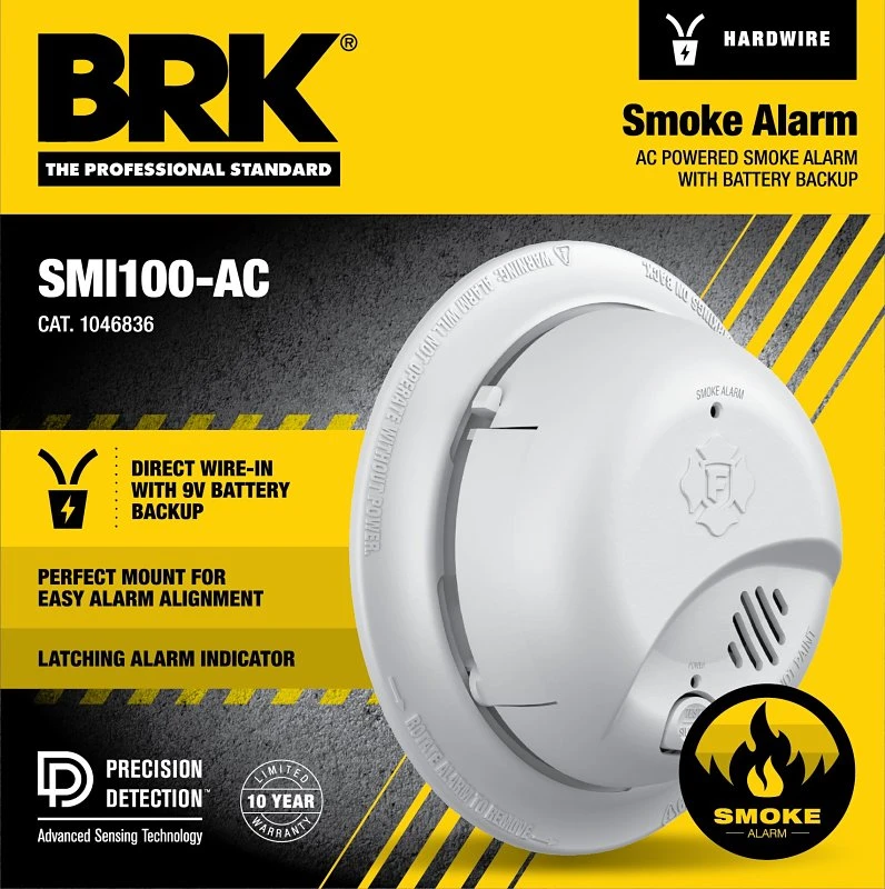 120V AC Smoke Alarm