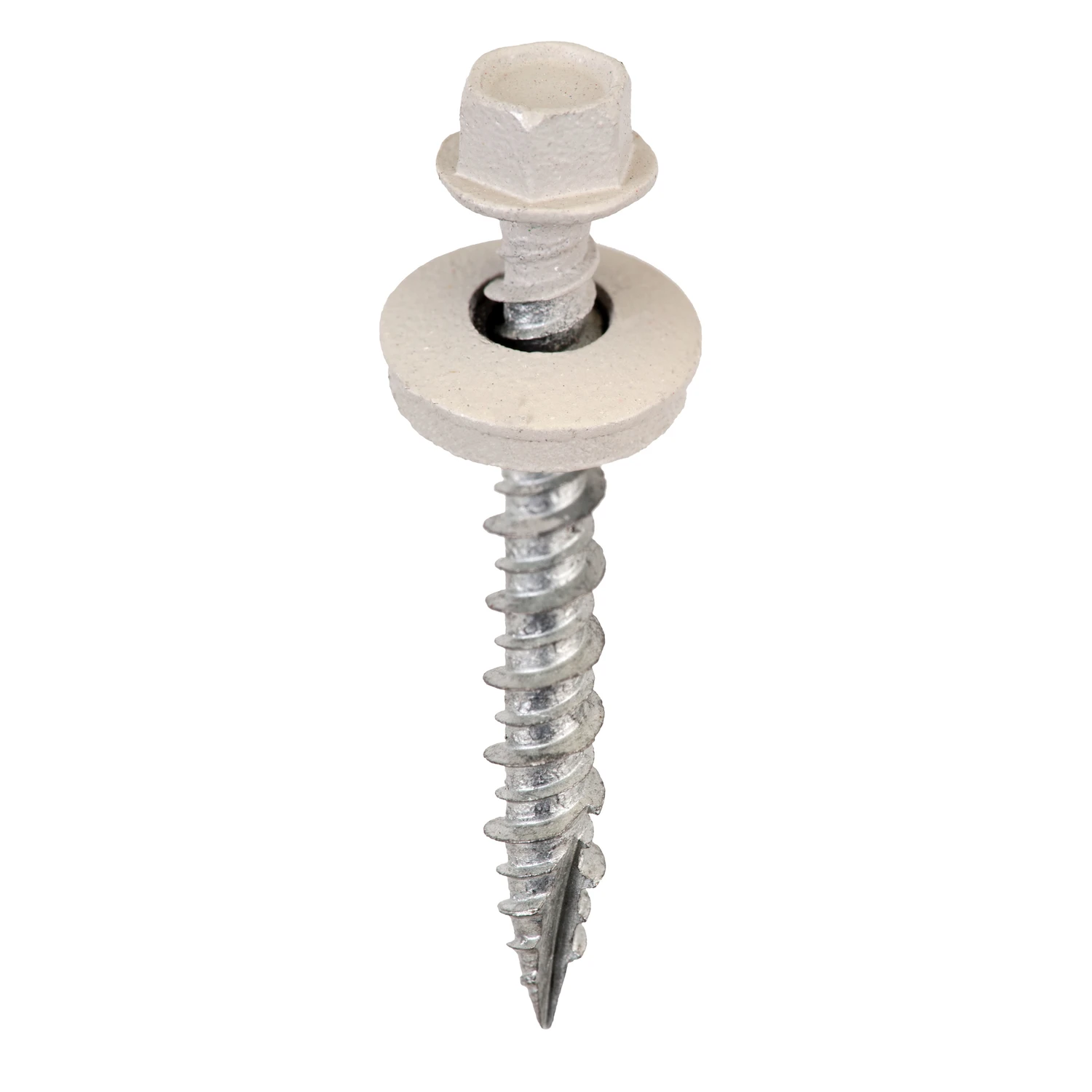 Acorn International #9 x 1-1/2 In. Light Gray Washered Metal To Wood Screw (250 Ct.)