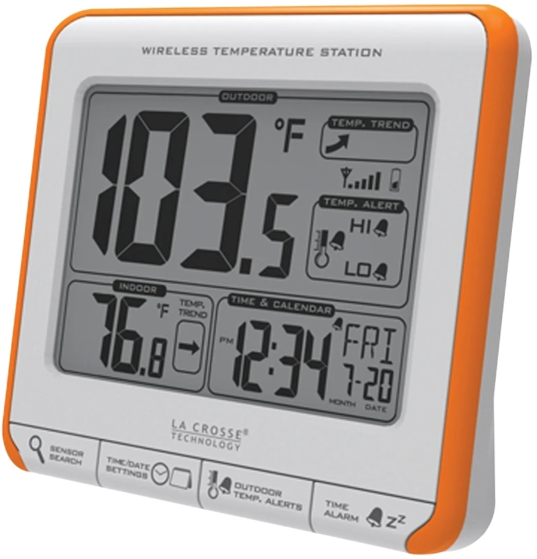 Wireless Temperature Weather Station 308-1790or With Alerts And Trends