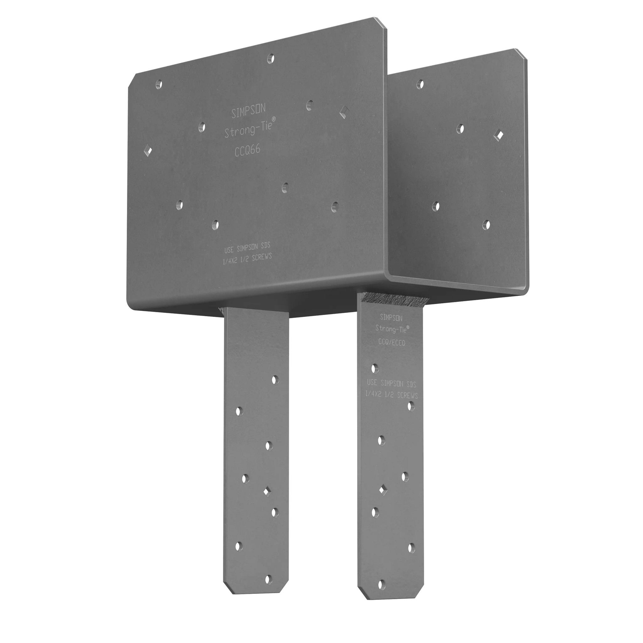 6 in. x 6 in. 7-Gauge Column Cap with SDS Screws