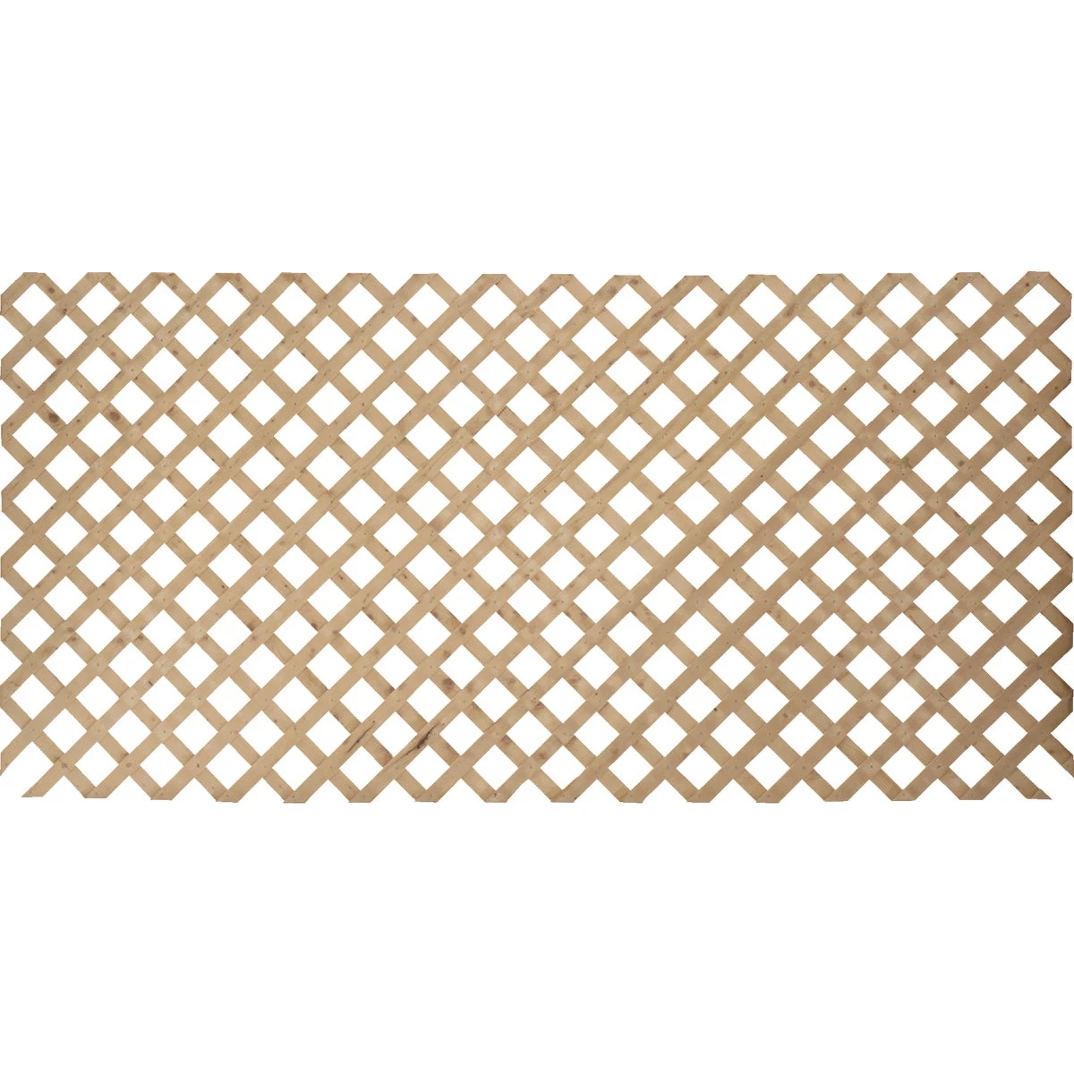 4 Ft. W X 8 Ft. L X 3/4 In. Thick Treated Wood Lattice Panel
