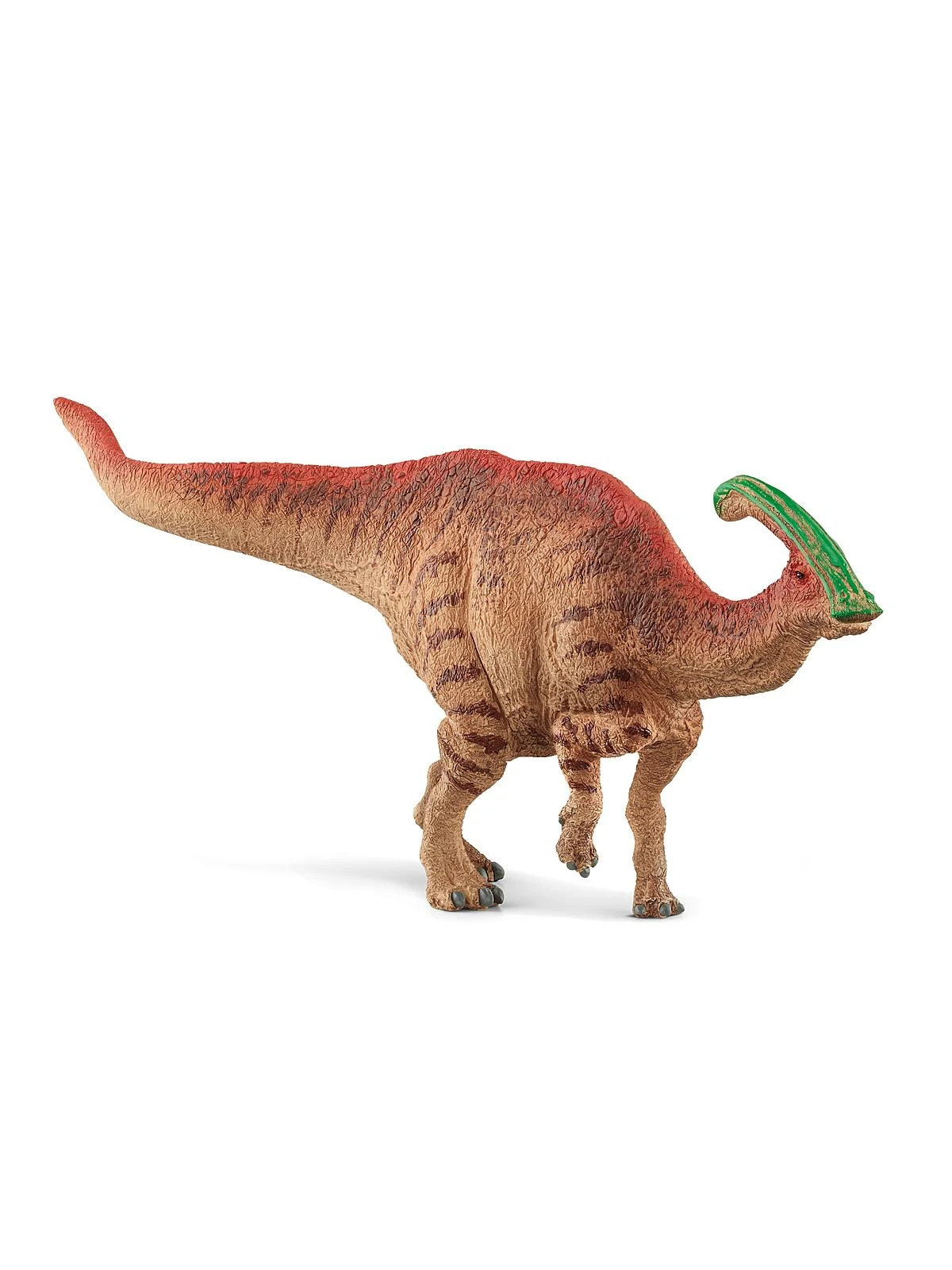 Parasaurolophus Toy Brown 10 Length X 4 Height X 2 Width