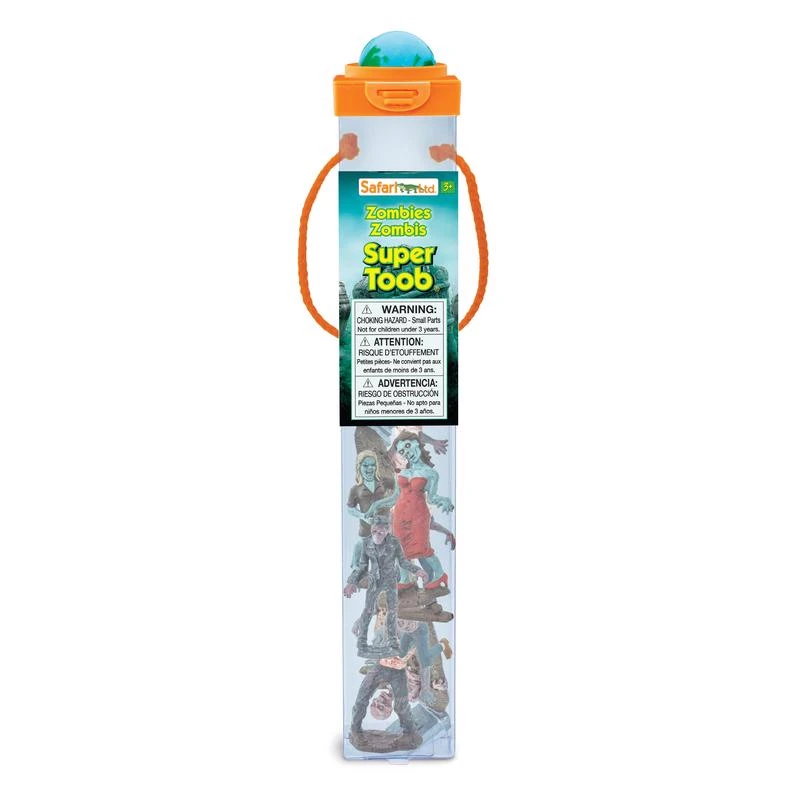 Super Toob Zombies Educational Toy Set - 12 Assorted Plastic Figures
