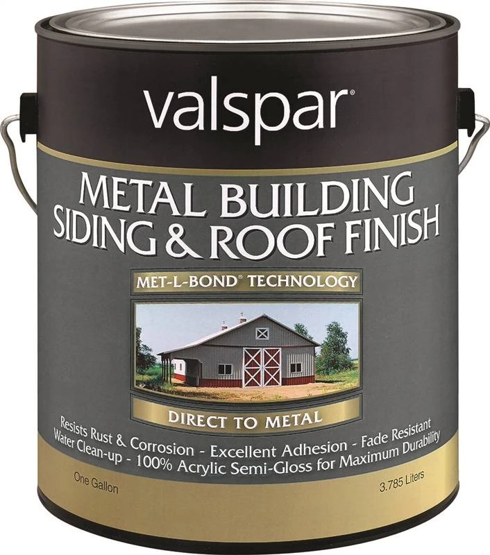 4264 Metal Building Paint, Light Stone, Semi-gloss, 1 Gallon