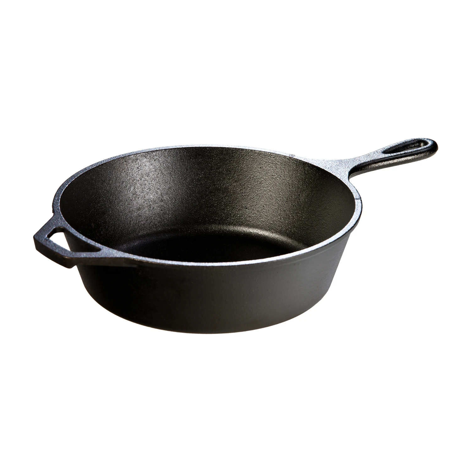 Cast Iron Deep Skillet 10.25 In. 3.2 Qt With Assist Handle