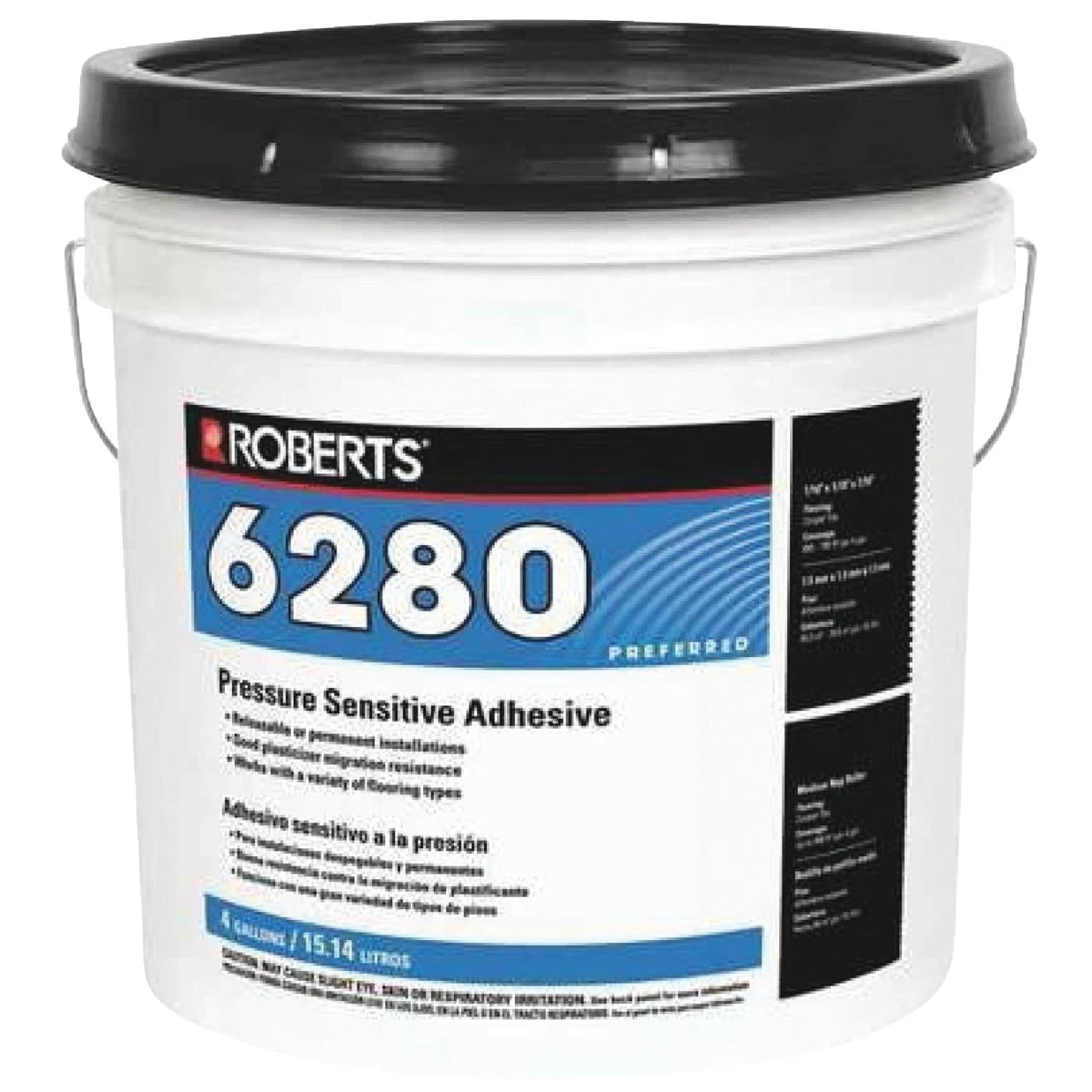 4 Gallon Pressure Sensitive Floor Adhesive For Carpet And Vinyl Installation