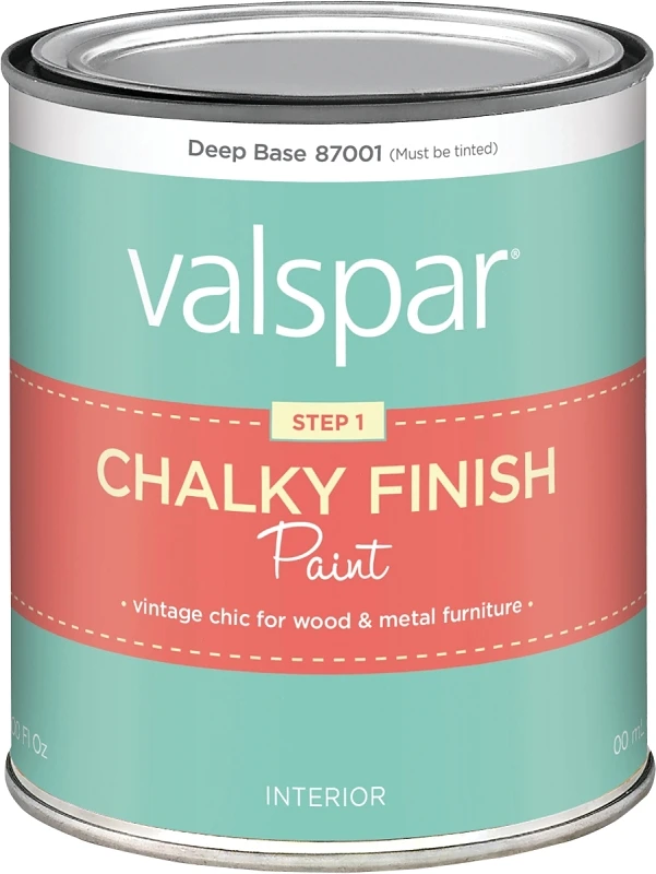 Tintable Chalky Finish Paint 29-oz Ultra-matte Deep Base