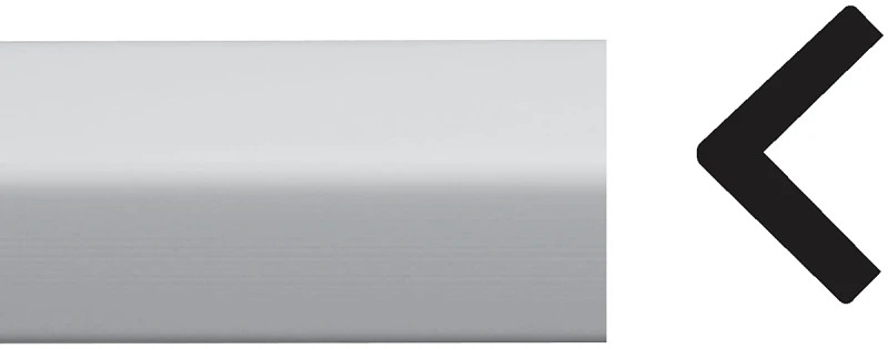 9/16 In. X 7/8 In. X 8 Ft. White Pvc Outside Corner Molding
