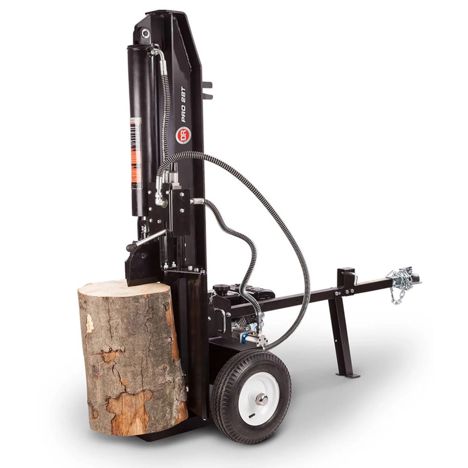 28 Ton Horizontal-vertical Hydraulic Log Splitter With 6.6 Hp Engine