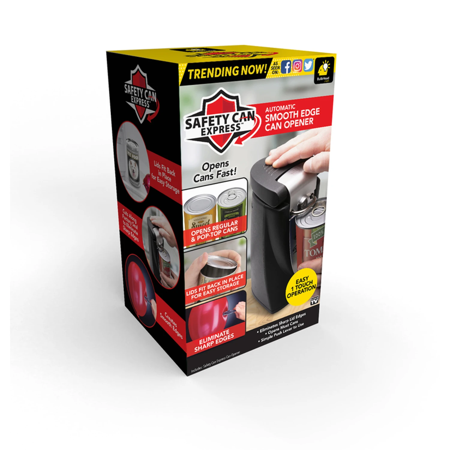 Safety Can Express Electric Can Opener - Black Abs - Model 14636-6