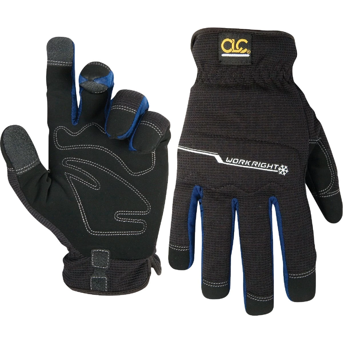 Flexgrip L123x Men's Xl Open Cuff Work Gloves - Black