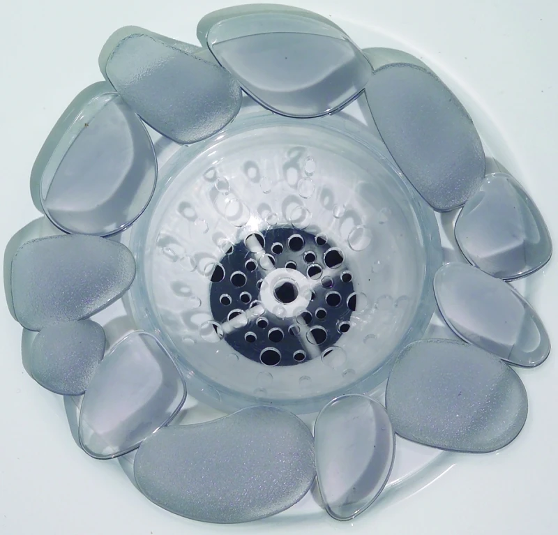 Pebblz Sink Strainer Cup - Unique 5 Inch Diameter Design
