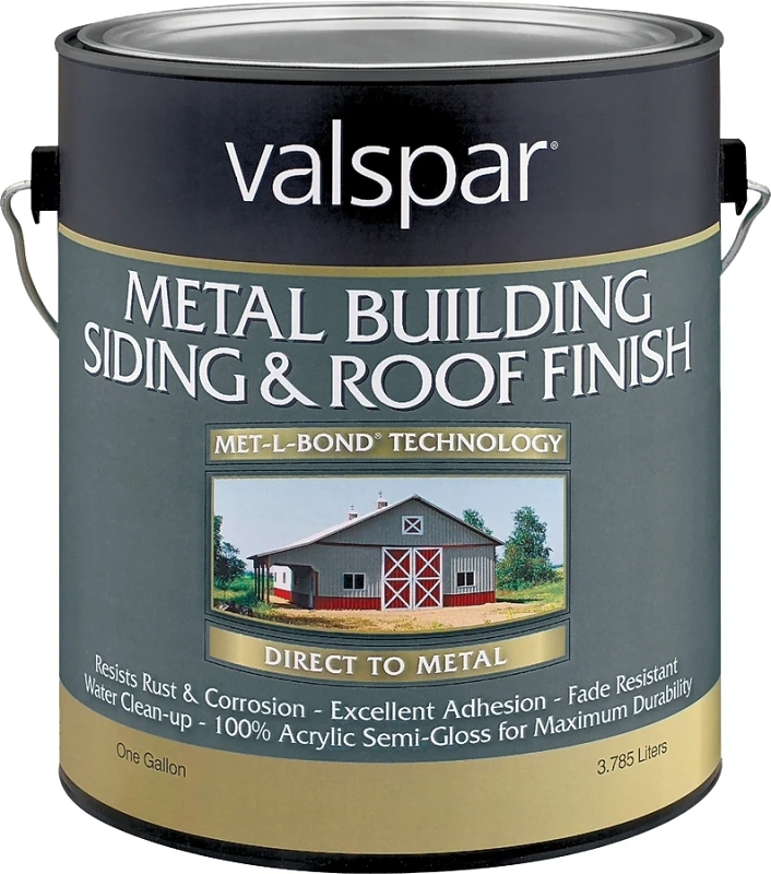 Semi-gloss Red Acrylic Direct-to-metal Paint 1 Gallon For Metal Surfaces