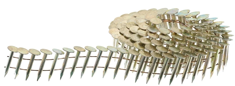 Collated Coiled Roofing Nails, .120 x 1 In., 7200-Ct.