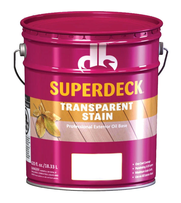 Transparent Natural Oil Wood Stain, 5 Gallons, Voc 350
