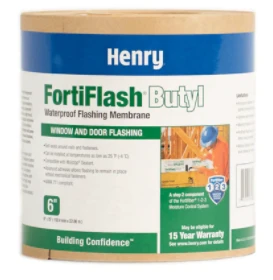 6 In. X 75 Ft. Waterproof Flashing Tape For Windows And Doors