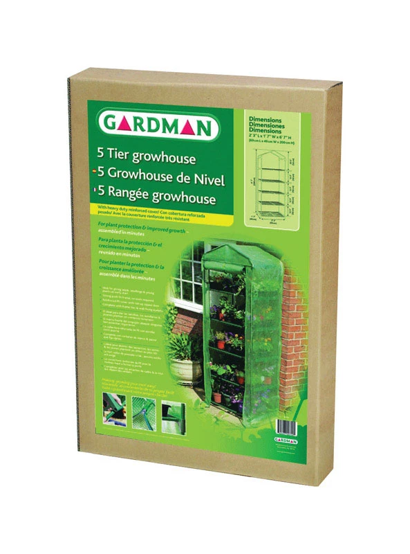 5-tier Mini Greenhouse 2'3"l X 1'6"w X 6'7"h R700a