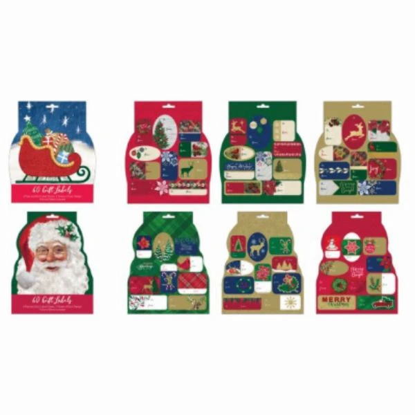 Peel & Stick Gift Labels, 60-Ct.