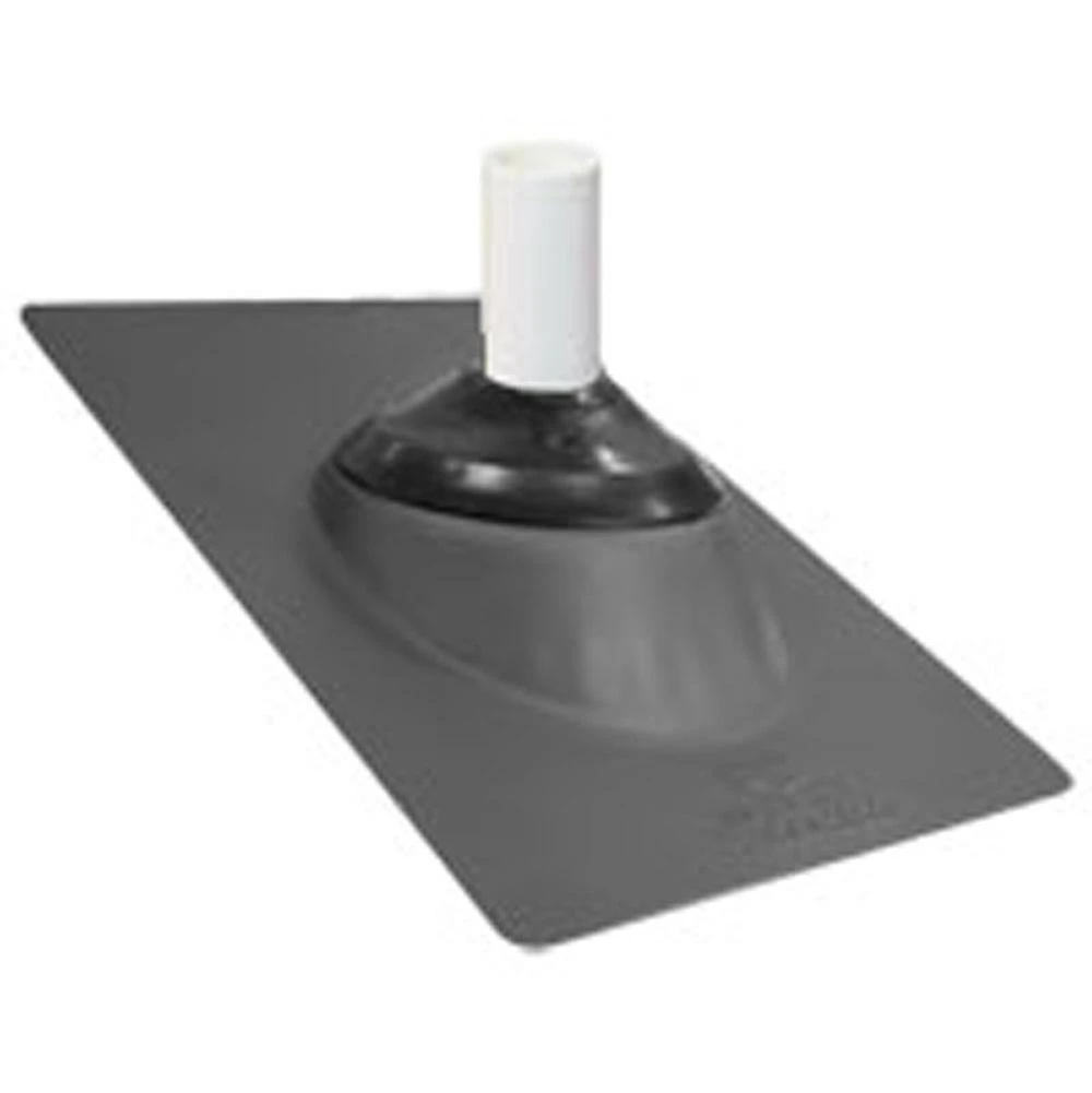 100632 12 X 15.5 Inch 4-in-1 Galvanized Base Roof Flashing Gray