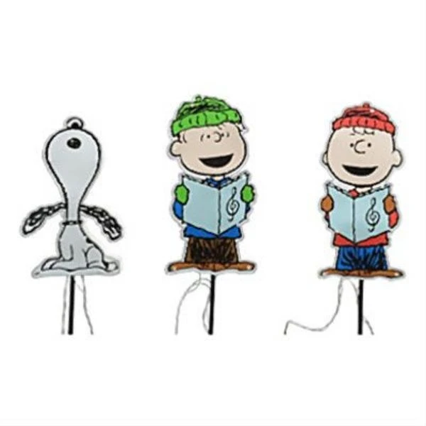 26 Inch Peanuts Carolers - 3 Piece Set For Holiday Decor