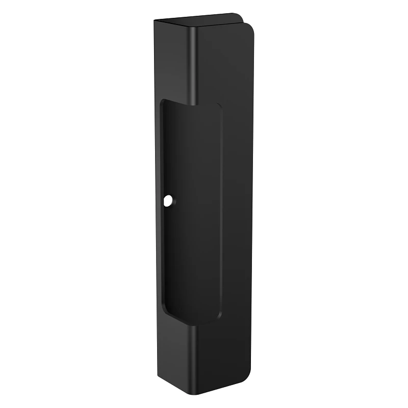 Modern Gate Handle, Weatherguard Coated, Black, 10 Inch