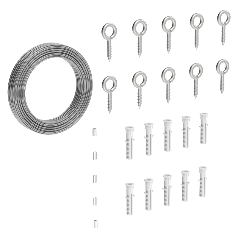 Garden Trellis Hardware Kit, Model N900-012, Durable Materials Included