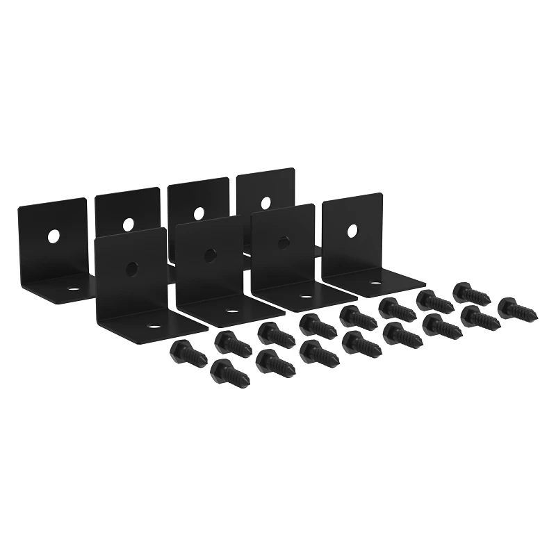 Garden Bed Hardware Kit With Steel Components And Installation Instructions