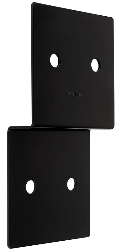 Indio Collection Decorative Joist Tie Black 1.5 Inch by 5 Inch by 10 Inch