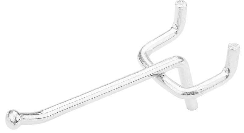 Galvanized Steel Pegboard Angle Hook, 2 In. - Model N235-011
