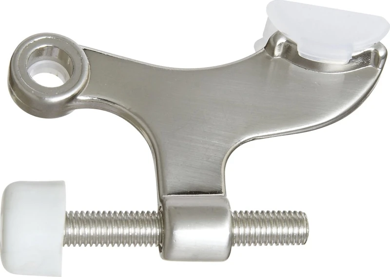 Satin Nickel Hinge Pin Door Stop For Hollow Core Doors - Model N830-255