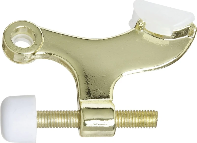 Polished Brass Hinge Pin Door Stop For Hollow Core Doors - Model N830-254