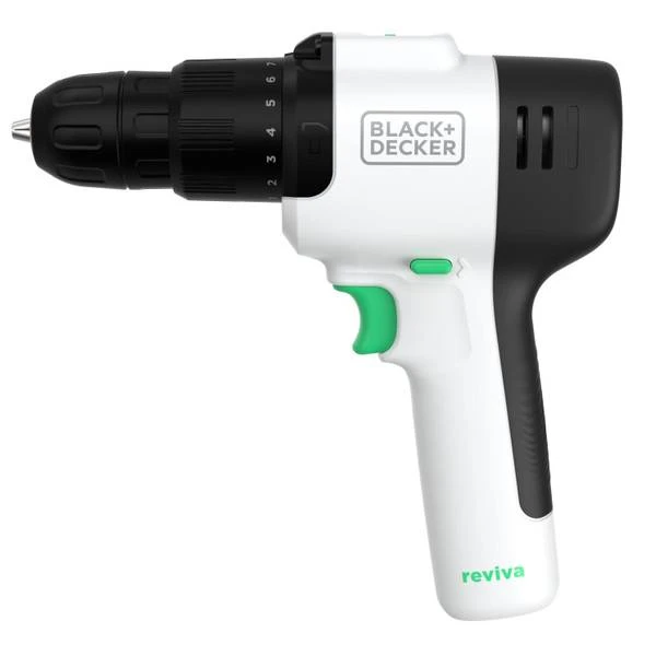 Reviva 12-volt Max Cordless Hammer Drill With Integrated Battery And Eco-friendly Design