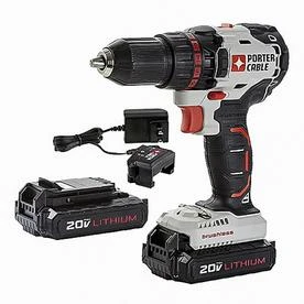 Porter Cable 20-volt Max Brushless Drill/driver Kit With 2 Lithium-ion Batteries