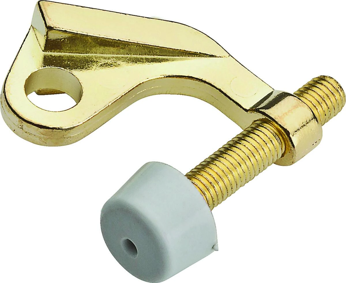 Door Saver Hinge Pin Door Stop - Polish Brass, Model N830-259